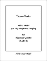 Arise, Awake for Recorder Quintet P.O.D. cover